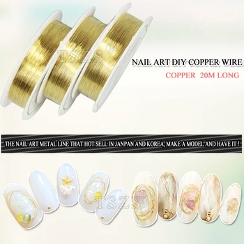 1roll /lot Handmade Supplies 20m gold silver long Manicure DIY Design Charm 3D Tips Tools nail art copper wire Decoration
1roll /lot Handmade Supplies 20m gold silver long Manicure DIY Design Charm 3D Tips Tools nail art copper wire Decoration