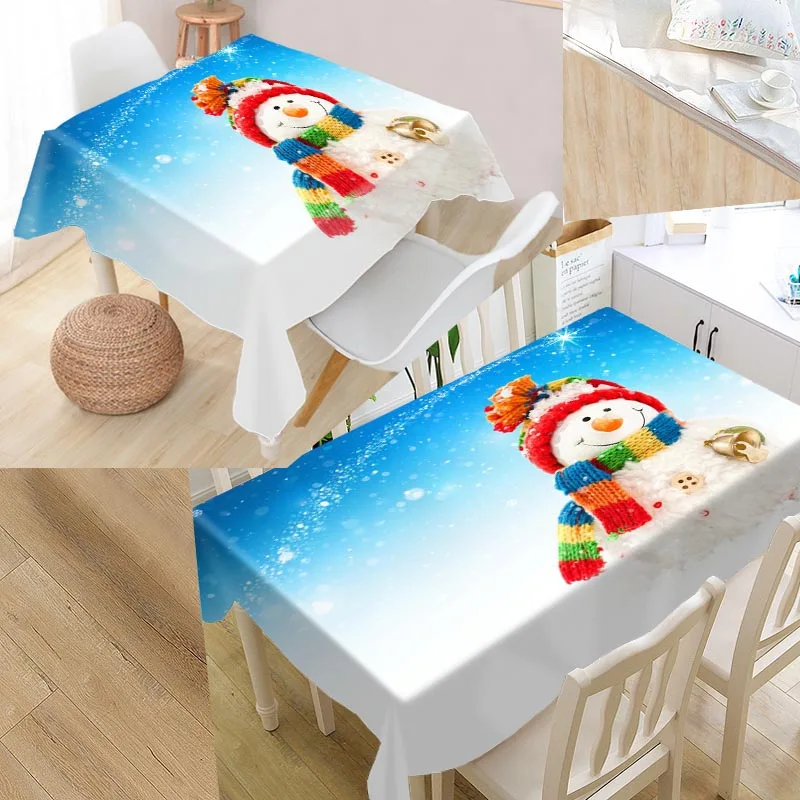 Custom christmas SnowmanTable Cloth Oxford Fabric Rectangular Waterproof Oilproof Table Cover Family Party Tablecloth
Custom christmas SnowmanTable Cloth Oxford Fabric Rectangular Waterproof Oilproof Table Cover Family Party Tablecloth