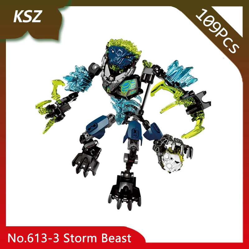 Doinbby Store KSZ 613-3 109Pcs BIONICLE Series Storm Beast Model Building Blocks Bricks Compatible with Legoings 71314
Doinbby Store KSZ 613-3 109Pcs BIONICLE Series Storm Beast Model Building Blocks Bricks Compatible with Legoings 71314