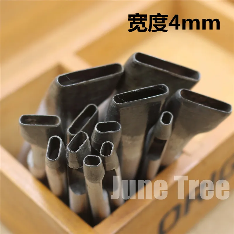 Handmade leather DIY tools strap One shape cowhide punch oval shape punch 4mm width DG0224
Handmade leather DIY tools strap One shape cowhide punch oval shape punch 4mm width DG0224