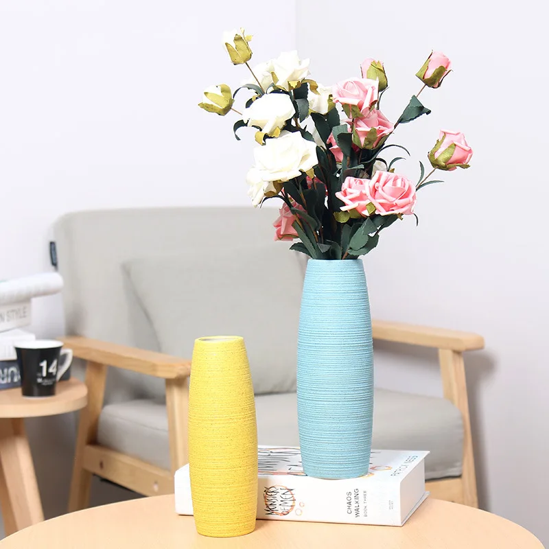 Nordic Minimalist Vase Creative Ceramic Vases for Flowers Home Decoration Flower Flower Vase Dried Flowers Floor Vases Ornament
Nordic Minimalist Vase Creative Ceramic Vases for Flowers Home Decoration Flower Flower Vase Dried Flowers Floor Vases Ornament