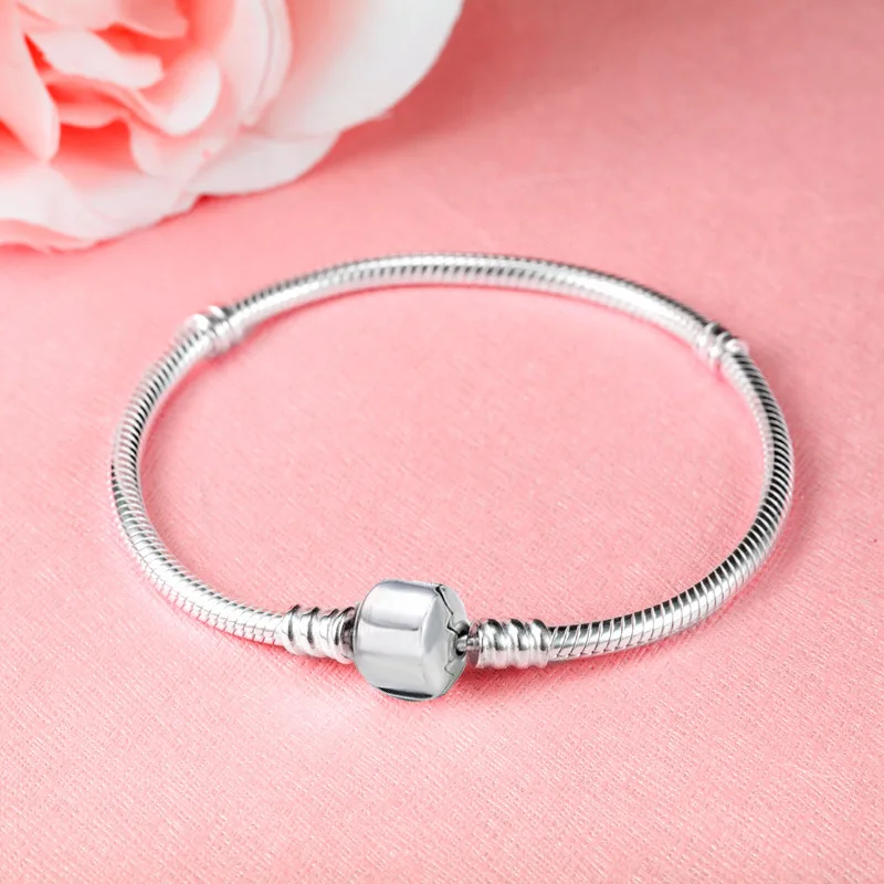 23cm Long 100% Original 925 Solid Silver Bracelet Charm Jewelry Snake Chain Bracelet Bangle Gift for Women LB005-23
23cm Long 100% Original 925 Solid Silver Bracelet Charm Jewelry Snake Chain Bracelet Bangle Gift for Women LB005-23