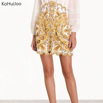KoHuiJoo Summer New Patterns Vintage Skirt Women High Waist Hollow Out Fashionable Floral Print Yellow Ruwnay Short Skirt Lady
KoHuiJoo Summer New Patterns Vintage Skirt Women High Waist Hollow Out Fashionable Floral Print Yellow Ruwnay Short Skirt Lady
