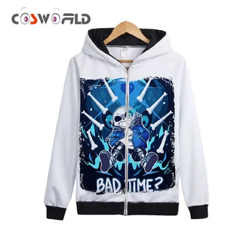 Coshome New Game Undertale Sans Hoodies Cosplay Costumes Men Women Winter Jacket Coat Skeleton Zipper Adult Tops
Coshome New Game Undertale Sans Hoodies Cosplay Costumes Men Women Winter Jacket Coat Skeleton Zipper Adult Tops