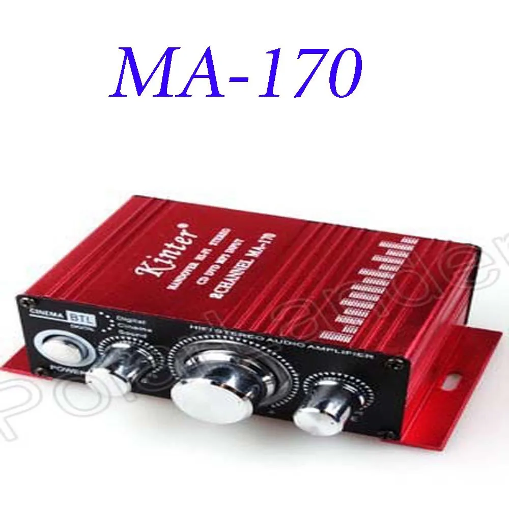 Fashion Mini Hi-Fi Stereo MA-170 Car Amplifier Booster DVD MP3 Speaker for Motorcycle Boat home top quality price
Fashion Mini Hi-Fi Stereo MA-170 Car Amplifier Booster DVD MP3 Speaker for Motorcycle Boat home top quality price