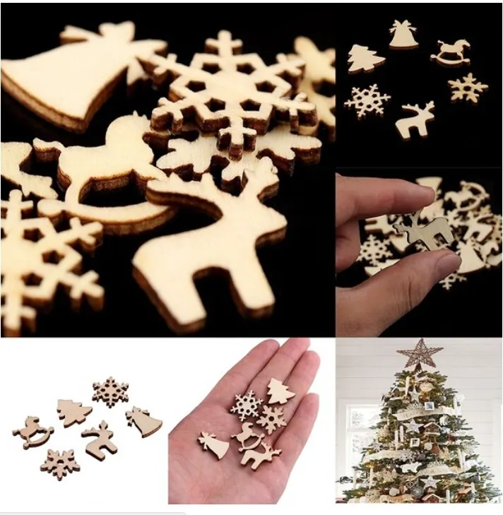 100pcs Natural Wooden DIY Christmas Tree Block Toy Pendant Gifts Tree Snow Flakes Table Bottle DTY Wooden Block Model Toy
100pcs Natural Wooden DIY Christmas Tree Block Toy Pendant Gifts Tree Snow Flakes Table Bottle DTY Wooden Block Model Toy