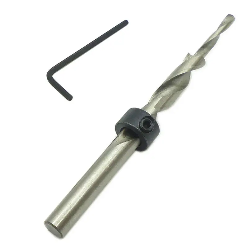 Woodworking HSS Drill Bit 8mm To 4mm Replacement Straight Shank Twist Step Drill Bit W/ Stop Collar For Kreg Manual Pocket Hole
Woodworking HSS Drill Bit 8mm To 4mm Replacement Straight Shank Twist Step Drill Bit W/ Stop Collar For Kreg Manual Pocket Hole