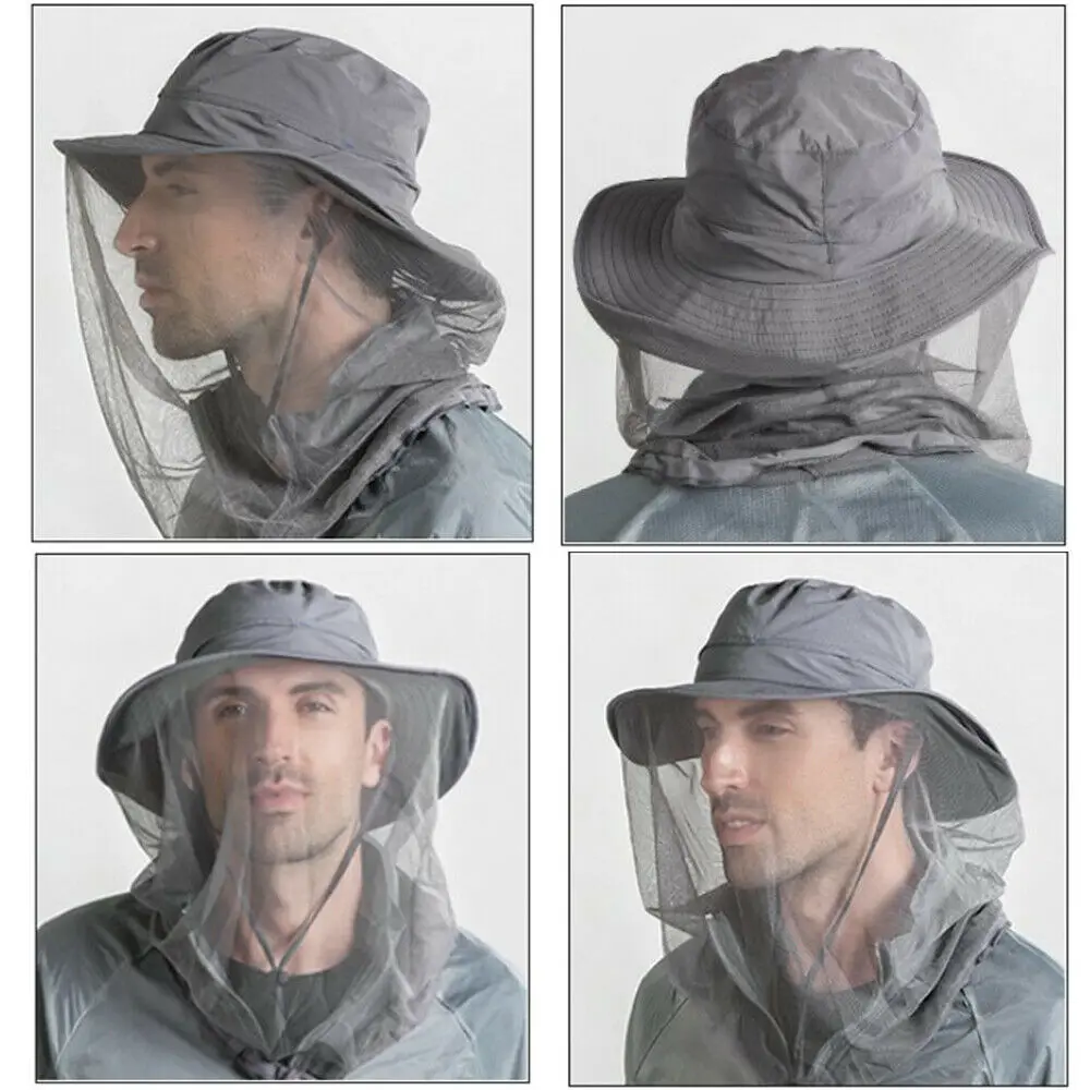 Mosquito Head Net Sun Hat Bug Bee Protection Mesh Fishing Outdoor Men Women Cap Solid Waterproof
Mosquito Head Net Sun Hat Bug Bee Protection Mesh Fishing Outdoor Men Women Cap Solid Waterproof