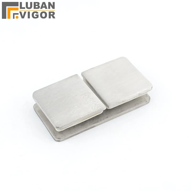 Square 180 degrees stainless steel glass clamp, Single retaining clip, shower, square cut folders Bathroom Hardware
Square 180 degrees stainless steel glass clamp, Single retaining clip, shower, square cut folders Bathroom Hardware
