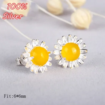 925 sterling-silver Color -jewelry Chrysanthemum Stud Earrings Blank For Women with 6MM Base Setting
925 sterling-silver Color -jewelry Chrysanthemum Stud Earrings Blank For Women with 6MM Base Setting