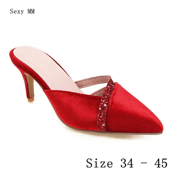Women High Heel Sandals Shoes Slingbacks Woman High Heels Gladiator Sandals Pumps Plus Size 34 - 40 41 42 43 44 45
Women High Heel Sandals Shoes Slingbacks Woman High Heels Gladiator Sandals Pumps Plus Size 34 - 40 41 42 43 44 45