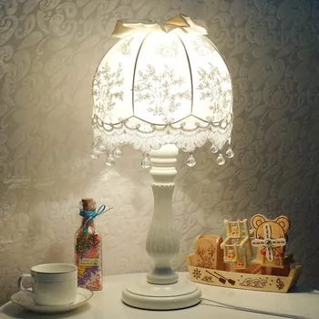European style table lamp bedroom bedside lamp creative wedding fashion warm pastoral French fabric birthday gift lamps ZA ZL487 
European style table lamp bedroom bedside lamp creative wedding fashion warm pastoral French fabric birthday gift lamps ZA ZL487