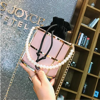 DRIGA Women Bucket Bags Mini Female Shoulder Bags With Chain Drawstring Small Ladies' CrossBody Bags Pearl Bags
DRIGA Women Bucket Bags Mini Female Shoulder Bags With Chain Drawstring Small Ladies' CrossBody Bags Pearl Bags