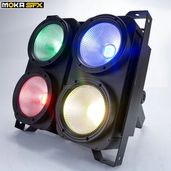 New Product 2pcs/lot 4*100w audience par light colorful RGB LED blinder light professional stage lighting blinders
New Product 2pcs/lot 4*100w audience par light colorful RGB LED blinder light professional stage lighting blinders