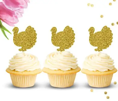 glitter gold turkey thanksgiving cupcake toppers birthday baptism Christening new year party decoration doughnut food toothpicks
glitter gold turkey thanksgiving cupcake toppers birthday baptism Christening new year party decoration doughnut food toothpicks