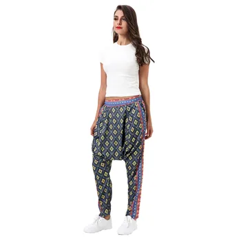 2019 Women Casual Loose Pants Trousers Print Boho Aladdin Fashion Harem Pants Harembroek Vrouwen Pantalon Harem Femme
2019 Women Casual Loose Pants Trousers Print Boho Aladdin Fashion Harem Pants Harembroek Vrouwen Pantalon Harem Femme