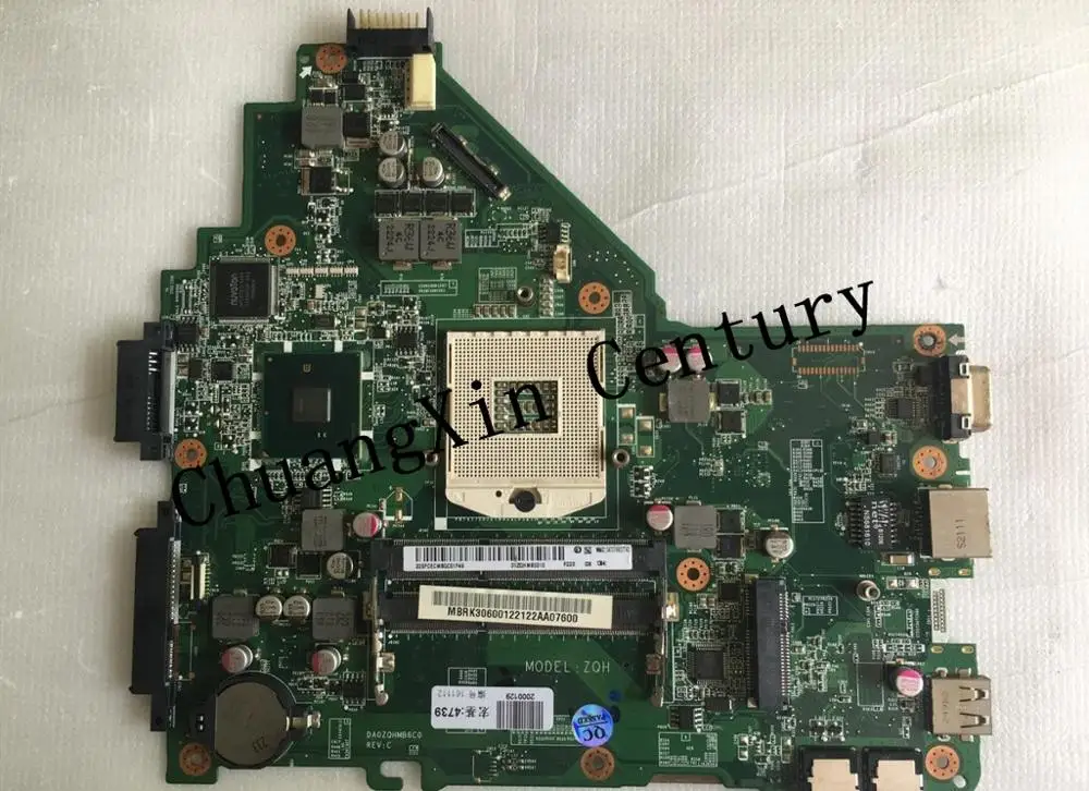 For Acer 4739 HM55 DA0ZQHMB6C0 Mainboard for Acer Aspire Laptop Motherboard 100% fully Tested
For Acer 4739 HM55 DA0ZQHMB6C0 Mainboard for Acer Aspire Laptop Motherboard 100% fully Tested