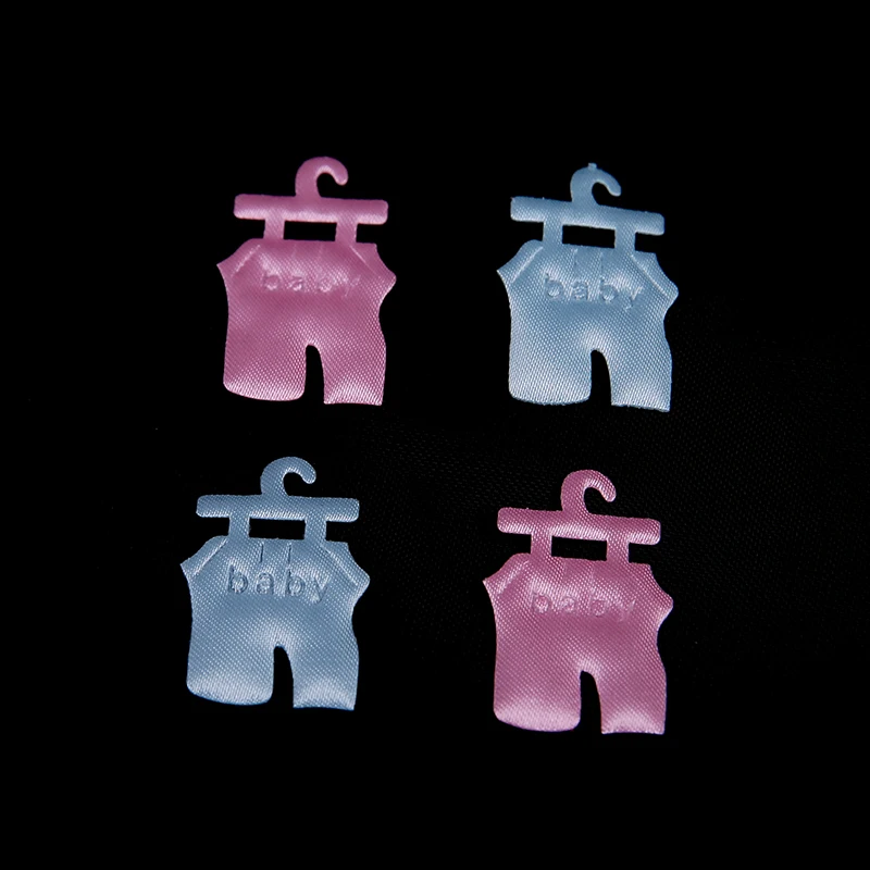 100pcs/lot Baby Satin Fabric Clothes applique Embellishment For Shower Party Decoration Scrapbooking Gift Dec Favor | Дом и сад