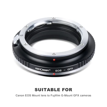 K&F Concept CL350 Lens Mount Adapter For Canon EOS EF Lens Mount to GFX Mount Camera Body Made of Aluminum
K&F Concept CL350 Lens Mount Adapter For Canon EOS EF Lens Mount to GFX Mount Camera Body Made of Aluminum