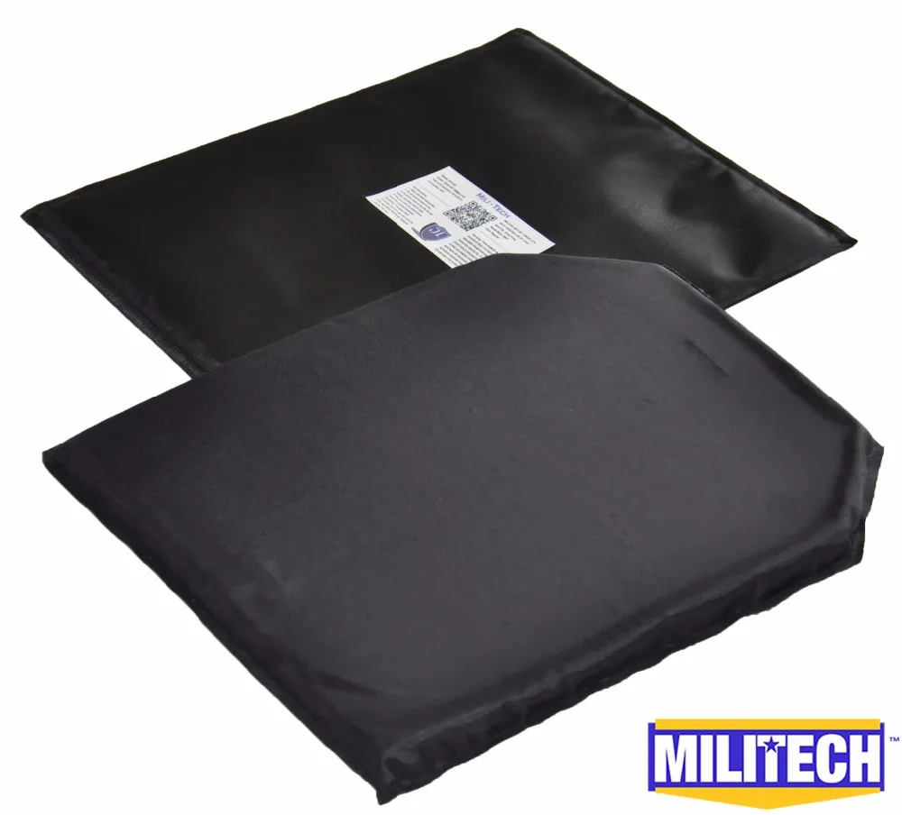 MILITECH Aramid NIJ IIIA 0101.06 Ballistic Panel + E2 Level 2 Stab Resistant Body Armor NIJ 0115.00 10'' x 12'' T&SC Cut Pair
MILITECH Aramid NIJ IIIA 0101.06 Ballistic Panel + E2 Level 2 Stab Resistant Body Armor NIJ 0115.00 10'' x 12'' T&SC Cut Pair