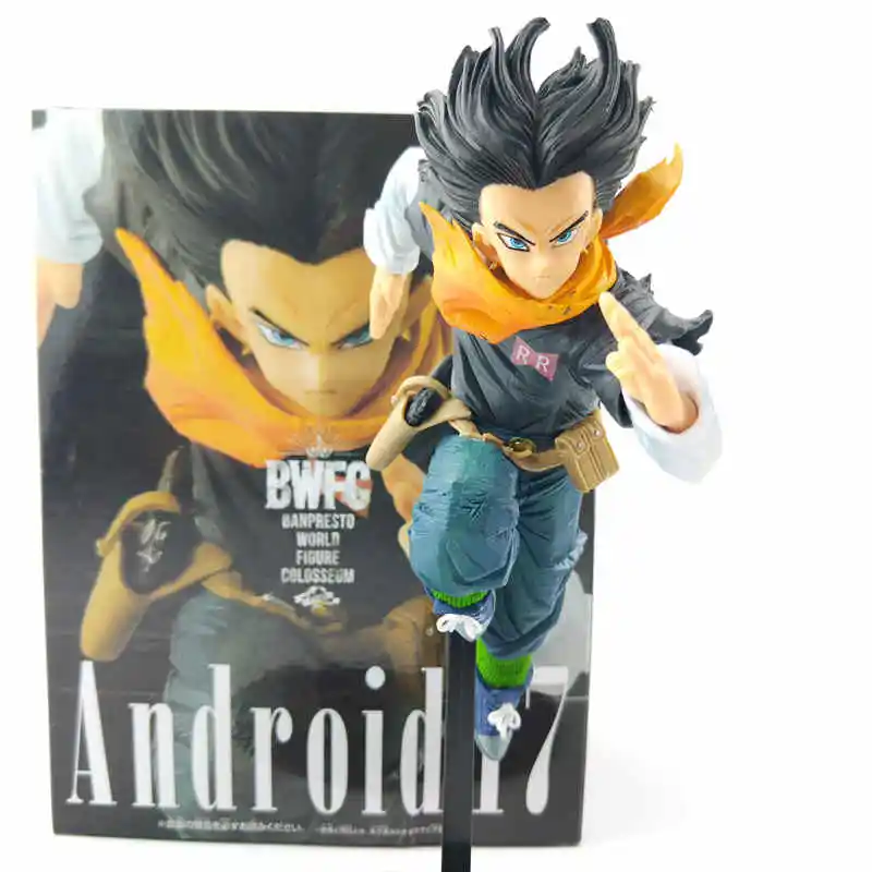 Banpresto Action Figure Dragon Ball BWFC2 Android No.17 Lapis PVC Figure Model Toys DBZ Figurine Brinquedos Doll Collection Toy
Banpresto Action Figure Dragon Ball BWFC2 Android No.17 Lapis PVC Figure Model Toys DBZ Figurine Brinquedos Doll Collection Toy