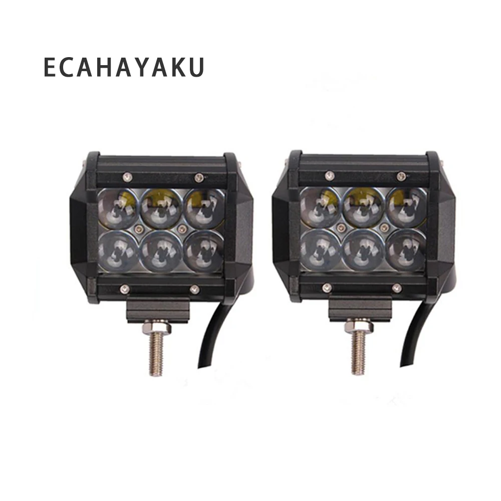 ECAHAYAKU 2pcs 4 inch 30W Led work Light Bar 4D Projector Lens Dual Row led bar for jeep car offroad Trailer Tractor ATV SUV 4x4
ECAHAYAKU 2pcs 4 inch 30W Led work Light Bar 4D Projector Lens Dual Row led bar for jeep car offroad Trailer Tractor ATV SUV 4x4