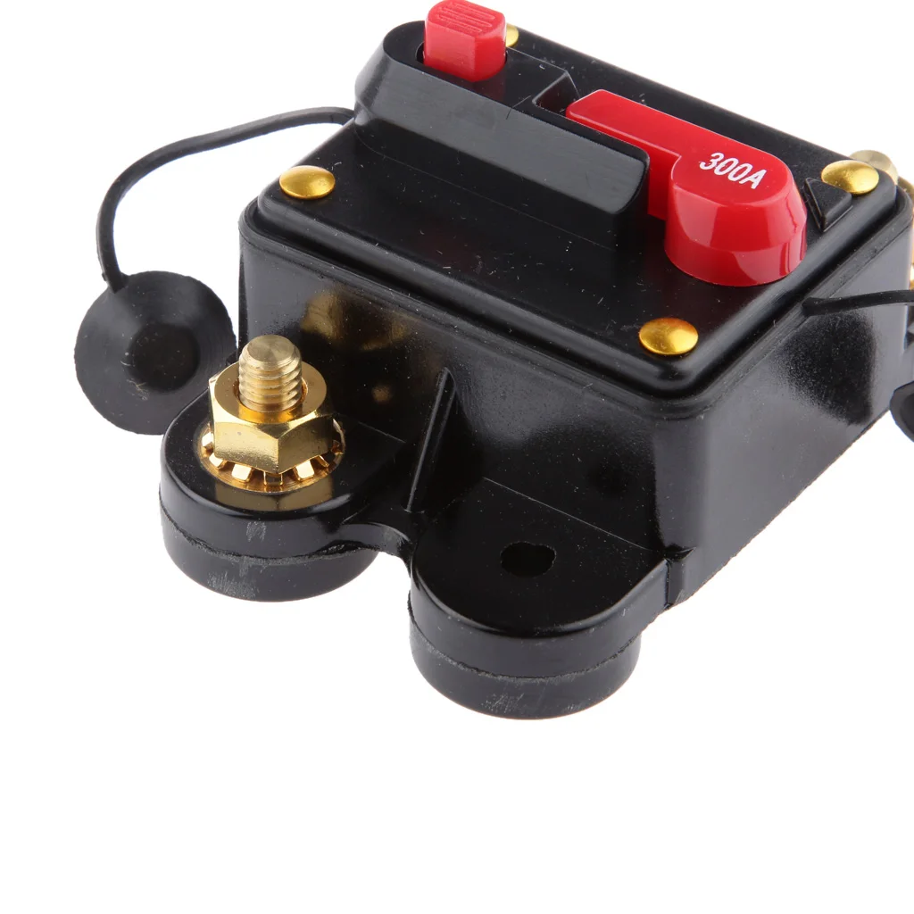 DC 12-24V 300 Amp Car Switch Manual Reset Fuse holder Circuit Breaker Switch For Car SUV Boat Battery Manual Reset Switch
DC 12-24V 300 Amp Car Switch Manual Reset Fuse holder Circuit Breaker Switch For Car SUV Boat Battery Manual Reset Switch