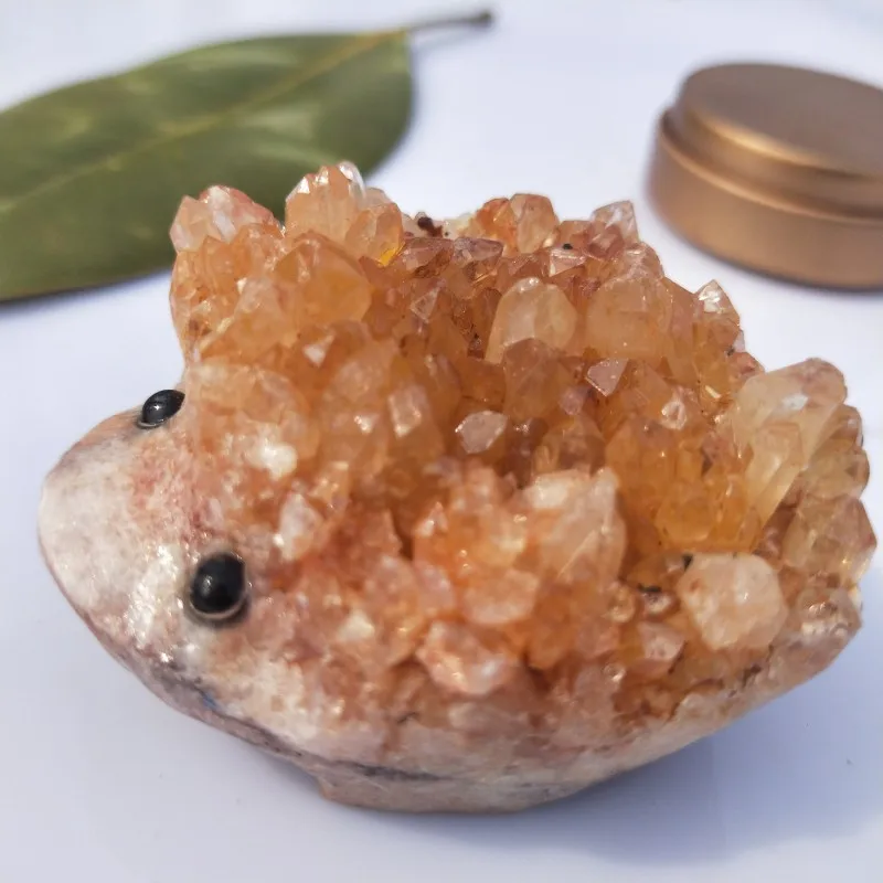 Natural Red crystal Carving hedgehog Gemstone quartz Raw Crystal cluster Stone Healing Treatment for Handicraft Decorating gift
Natural Red crystal Carving hedgehog Gemstone quartz Raw Crystal cluster Stone Healing Treatment for Handicraft Decorating gift