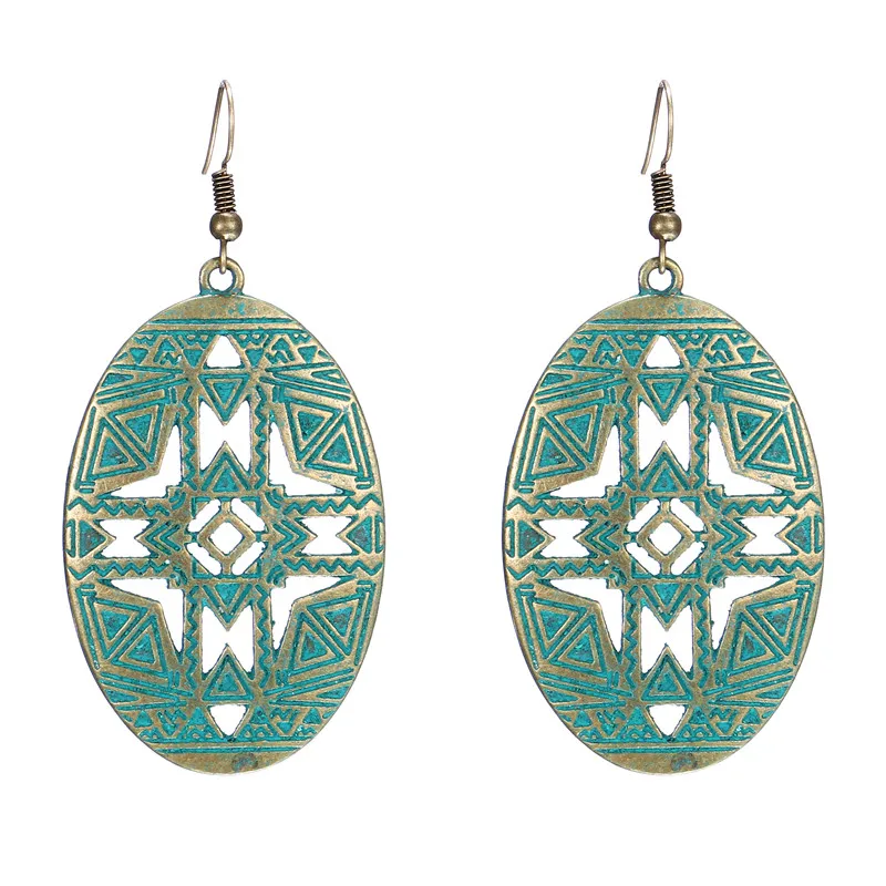 2017 Brand New Antique Green Alloy Long Earrings Pendant Hollow Cross Dangle Drop Earring for Women
2017 Brand New Antique Green Alloy Long Earrings Pendant Hollow Cross Dangle Drop Earring for Women