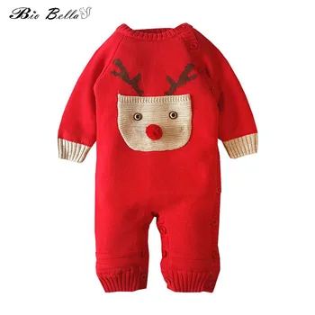 Xmas Gift Baby Rompers Winter Thicken Climbing Clothes Newborn Boys Girls Warm Romper Christmas Deer Knitted Bebes Jumpsuits
Xmas Gift Baby Rompers Winter Thicken Climbing Clothes Newborn Boys Girls Warm Romper Christmas Deer Knitted Bebes Jumpsuits