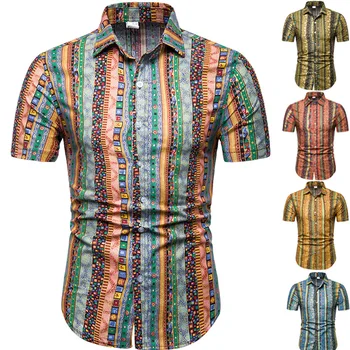 Mens Summer Beach Hawaiian Shirt Brand national style Short Sleeve Plus Size Floral Shirts Men Casual Holiday Vacation Clothing
Mens Summer Beach Hawaiian Shirt Brand national style Short Sleeve Plus Size Floral Shirts Men Casual Holiday Vacation Clothing