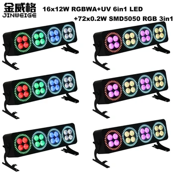 Free Shipping 6pcs/lot 16x12W RGBWA UV 6in1 Led Par Light +72x0.2W SMD 5050 RGB Indoor LED Par Can For Dj Disco Stage Lighting
Free Shipping 6pcs/lot 16x12W RGBWA UV 6in1 Led Par Light +72x0.2W SMD 5050 RGB Indoor LED Par Can For Dj Disco Stage Lighting
