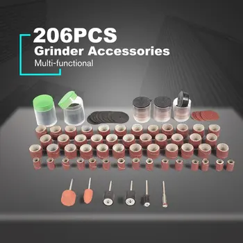 206pcs/lot Rotary Power Tool Set Mini Drill Grinder Polishing Wheel Kit Abrasive Stone Accessories Cutting Disc Wood Work Sale
206pcs/lot Rotary Power Tool Set Mini Drill Grinder Polishing Wheel Kit Abrasive Stone Accessories Cutting Disc Wood Work Sale