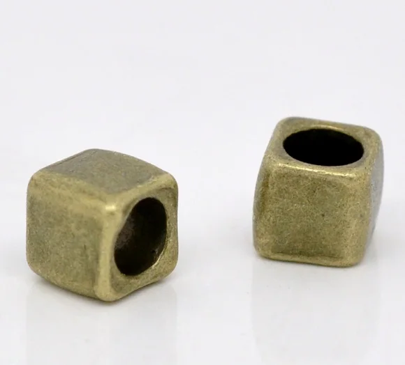DoreenBeads Zinc metal alloy Spacer Beads Cube Antique Bronze Color Plated About 6mm(2/8")x6mm(2/8"),Hole:About 4.2mm,15 PCs
DoreenBeads Zinc metal alloy Spacer Beads Cube Antique Bronze Color Plated About 6mm(2/8")x6mm(2/8"),Hole:About 4.2mm,15 PCs
