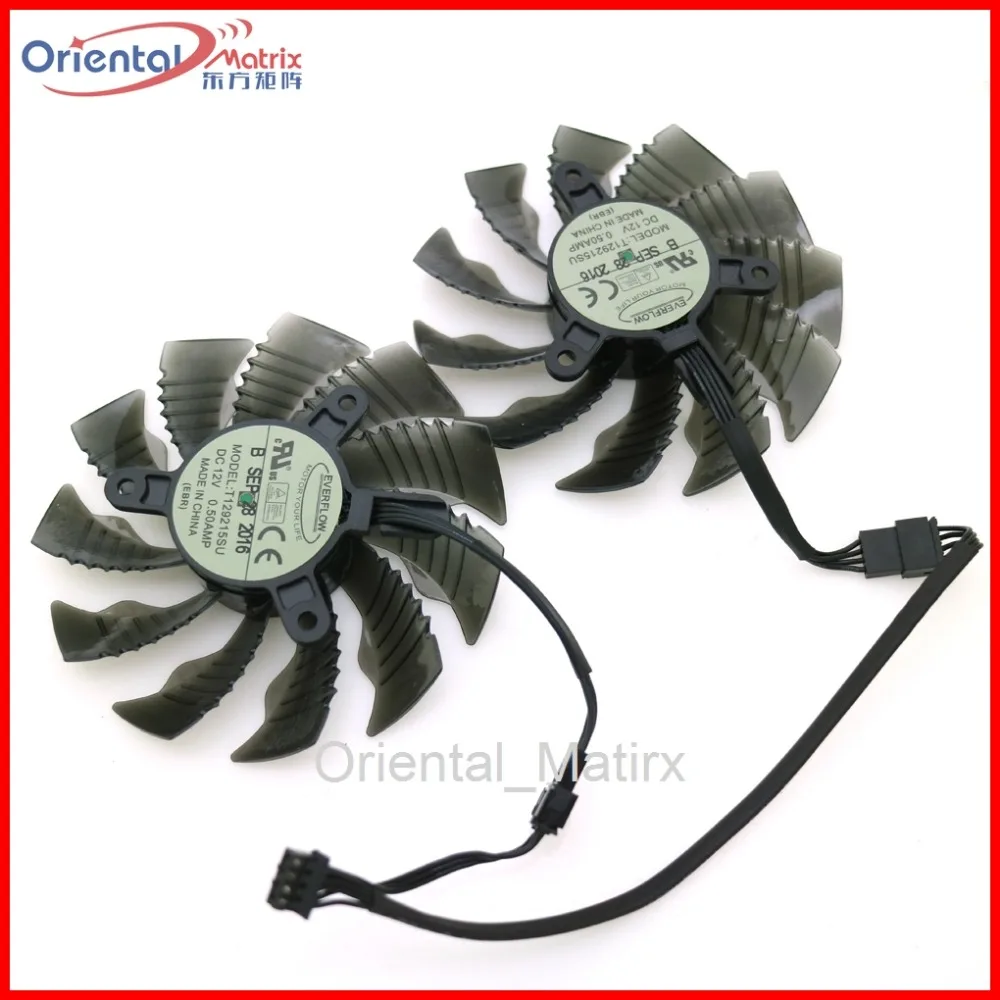 

T129215SU 12V 0.50A 86mm 4Pin VGA Fan For Gigabyte GTX1060WF2OC N1050OC-2GD GTX1050TI 4G GTX1060 Graphics Card Cooling Fan