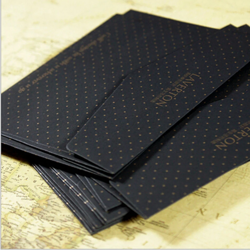 10pcs/lot 11x15cm Gift Envelope "Accompany You Traveled Every Corner The World" 160g Black Cardboard Postcard European Envelope
10pcs/lot 11x15cm Gift Envelope "Accompany You Traveled Every Corner The World" 160g Black Cardboard Postcard European Envelope