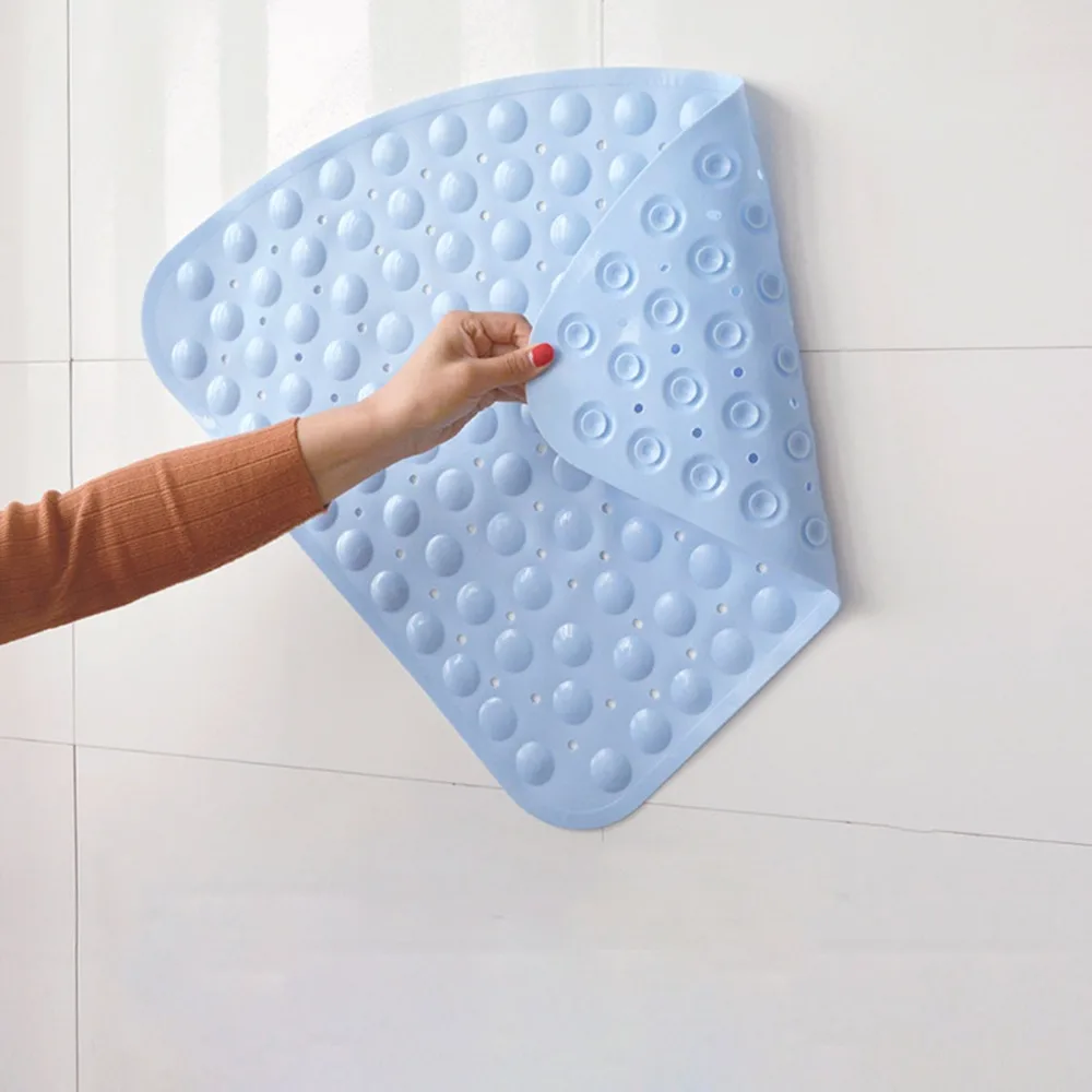 Non-Slip PVC Bathtub Mats Anti-Bacterial Shower Mat Diamond Design for Bathroom