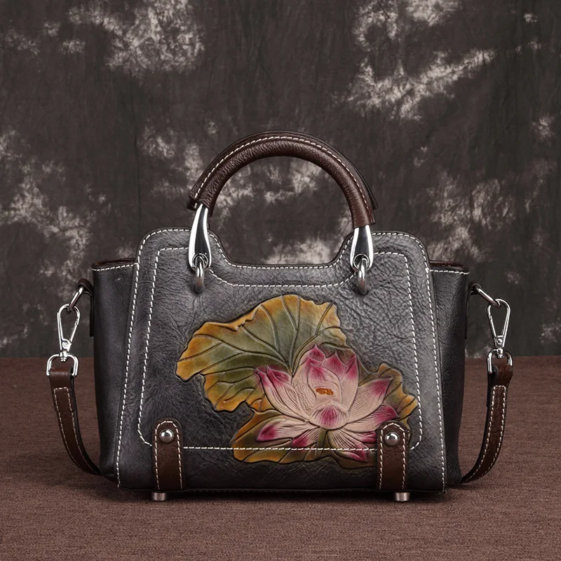 Female Real Cowhide Top Handle Messenger Bags Embossed Retro Design Cross Body Handbag Women Tote Shoulder Genuine Leather Bag
Female Real Cowhide Top Handle Messenger Bags Embossed Retro Design Cross Body Handbag Women Tote Shoulder Genuine Leather Bag