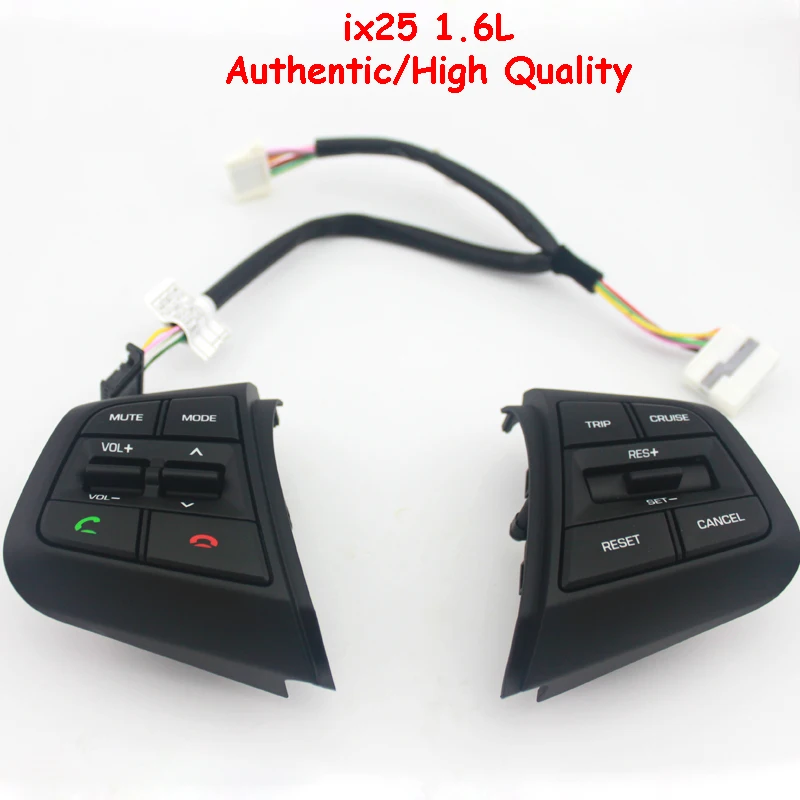 Steering Wheel Button For Hyundai ix25 (creta) 1.6L Cruise Control Buttons Remote Contro Bluetooth Phone Button
Steering Wheel Button For Hyundai ix25 (creta) 1.6L Cruise Control Buttons Remote Contro Bluetooth Phone Button