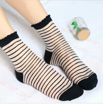 Glitter Mesh Women Socks Horizontal Stripe Crystal Glass Socks Woman/Ladies Summer All-Size Ultra-Thin Female Bas
Glitter Mesh Women Socks Horizontal Stripe Crystal Glass Socks Woman/Ladies Summer All-Size Ultra-Thin Female Bas