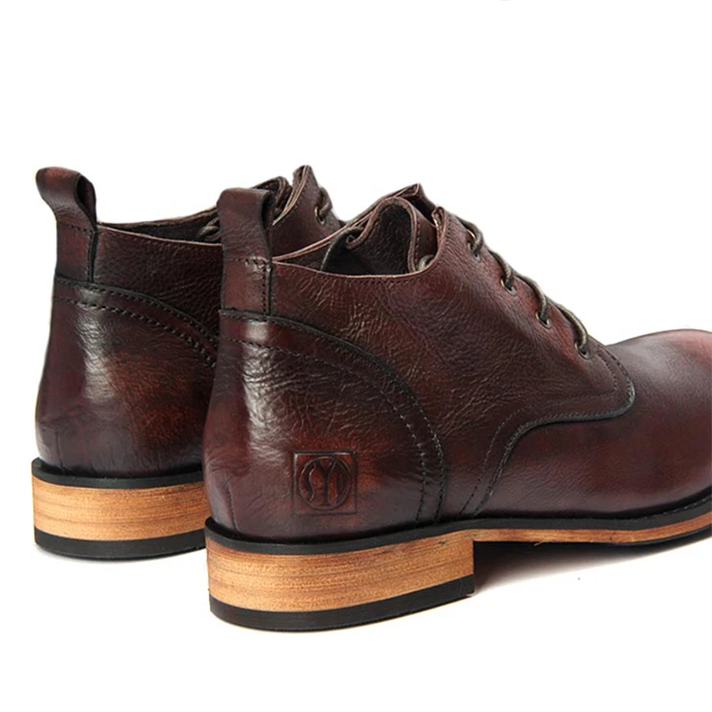 wooden heel shoes mens