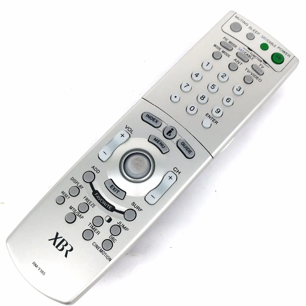 Новый оригинальный пульт дистанционного управления для SONY TV/VIDEO RM-Y185
Новый оригинальный пульт дистанционного управления для SONY TV/VIDEO RM-Y185