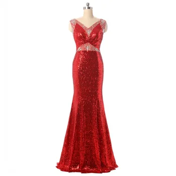SHAMAI Evening Dresses Sequin Mermaid Bride Banquet Elegant Floor-length Red Beading Prom Dress V-Neck Evening Gown
SHAMAI Evening Dresses Sequin Mermaid Bride Banquet Elegant Floor-length Red Beading Prom Dress V-Neck Evening Gown