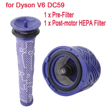 1 Pre-Filter And 1 HEPA Filter kit for Dyson V6 Absolute Cordless Stick Vacuum. Replaces Part # 965661-01 And 966741-01
1 Pre-Filter And 1 HEPA Filter kit for Dyson V6 Absolute Cordless Stick Vacuum. Replaces Part # 965661-01 And 966741-01