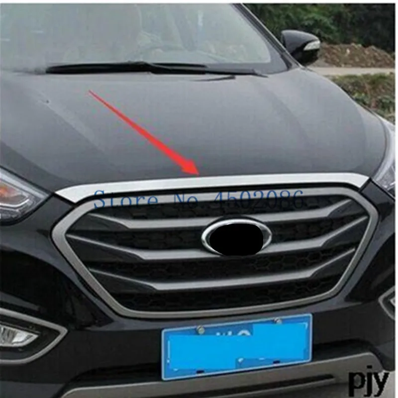Stainless steel Front Grille Hood Engine Cover Trim car styling For Hyundai IX35 2010-2015 accessories 1PCS
Stainless steel Front Grille Hood Engine Cover Trim car styling For Hyundai IX35 2010-2015 accessories 1PCS