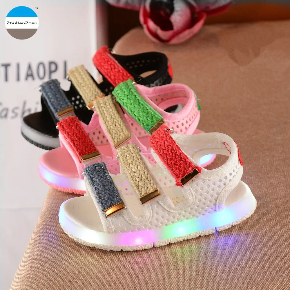 2017 Summer LED light up children sandals fashion baby boy and girl beach shoes breathable glowing casual shoes kids sneakers
2017 Summer LED light up children sandals fashion baby boy and girl beach shoes breathable glowing casual shoes kids sneakers