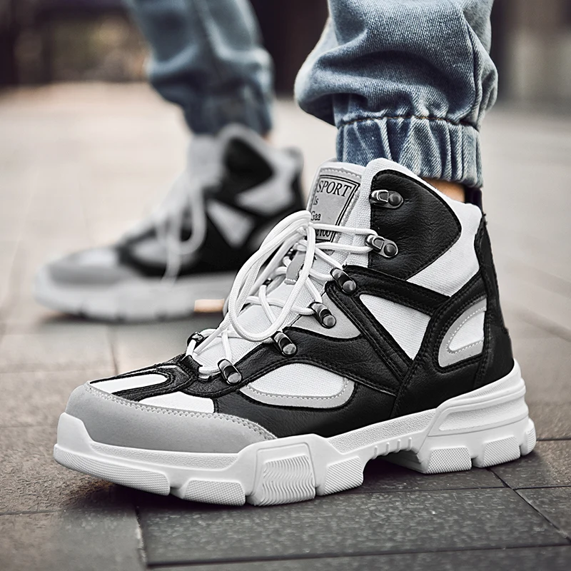 Men Sneaker Boots Autumn Winter Mans Ankle Boots Beige Yellow Mens Thick Sole Shoes Rubber Bottom Tracking Shoes For Male
Men Sneaker Boots Autumn Winter Mans Ankle Boots Beige Yellow Mens Thick Sole Shoes Rubber Bottom Tracking Shoes For Male