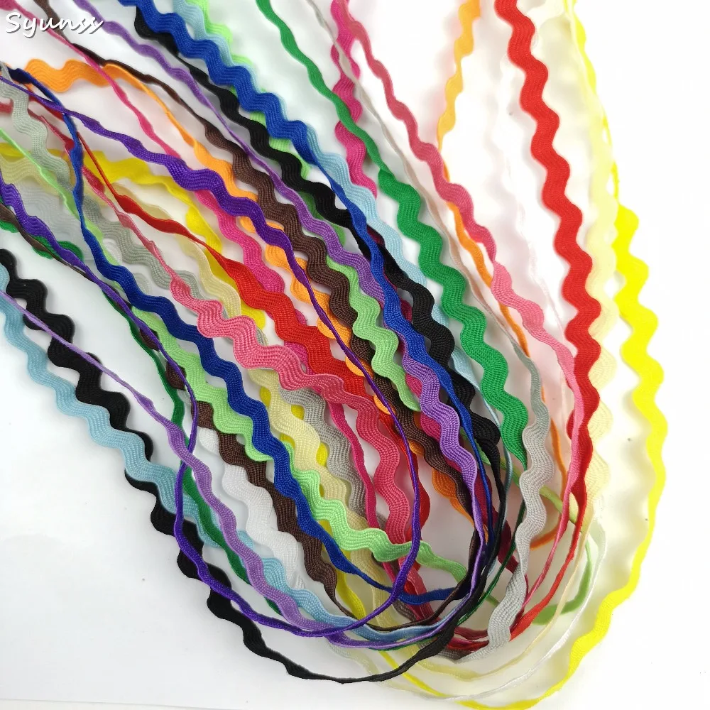 Syunss,16 Colors Mixed Ric Rac Zig Za Wave Ribbon,DIY Handmade Accessories,Craft &Gift Packing/Child Dress&Headband Decoration 
Syunss,16 Colors Mixed Ric Rac Zig Za Wave Ribbon,DIY Handmade Accessories,Craft &Gift Packing/Child Dress&Headband Decoration