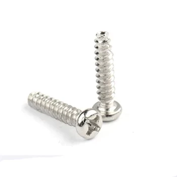 50pcs M3 Carbon steel nickel plating Round head Phillips cutting self-tapping screws Washing tail PT slotted screw 6-20mm long
50pcs M3 Carbon steel nickel plating Round head Phillips cutting self-tapping screws Washing tail PT slotted screw 6-20mm long