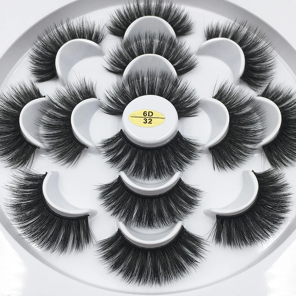 7 Pairs Mink Eyelashes Wholesale 18mm Dramatic Long Thick Volume Lashes Make Up 3d Eyelashes Handmade False Eyelashes CJH7-32
7 Pairs Mink Eyelashes Wholesale 18mm Dramatic Long Thick Volume Lashes Make Up 3d Eyelashes Handmade False Eyelashes CJH7-32